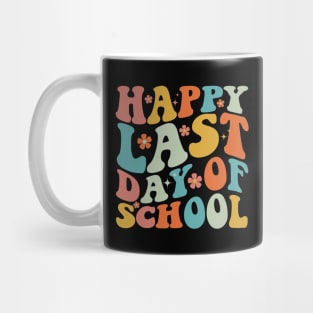 Groovy Happy Last Day of School Teachers Student Graduation Mug